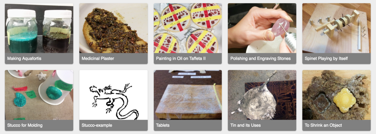 The Making and Knowing Project