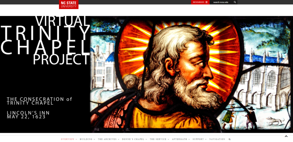 Virtual Trinity Chapel Project Homepage