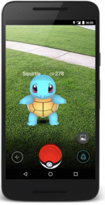 a user's view of Pokémon GO