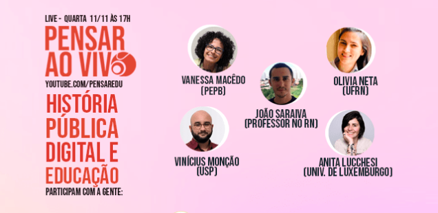 Live: História pública digital e educação