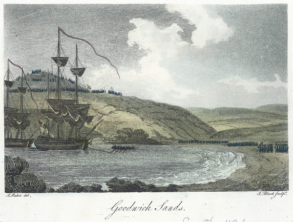 The French Army surrendors at Goodwick Sands