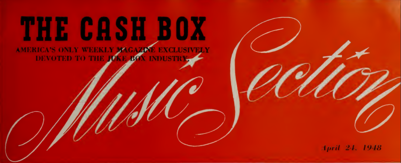 The Cash Box logo in 1948