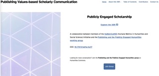 home page of website