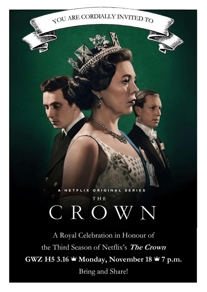 Screening The Crown Poster