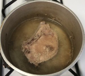 Pork chop 2 after cooking reverse