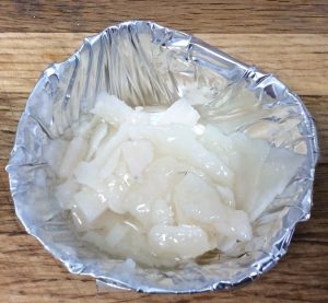 Collected fat sample B