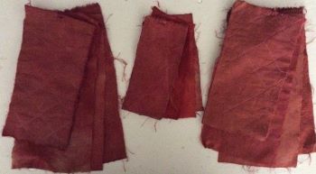 Turkey Red Dye Samples 2016