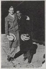 Dett with Guy Fraser Harrison,  conducting faculty. From The Score 1931-32, Eastman School Yearbook